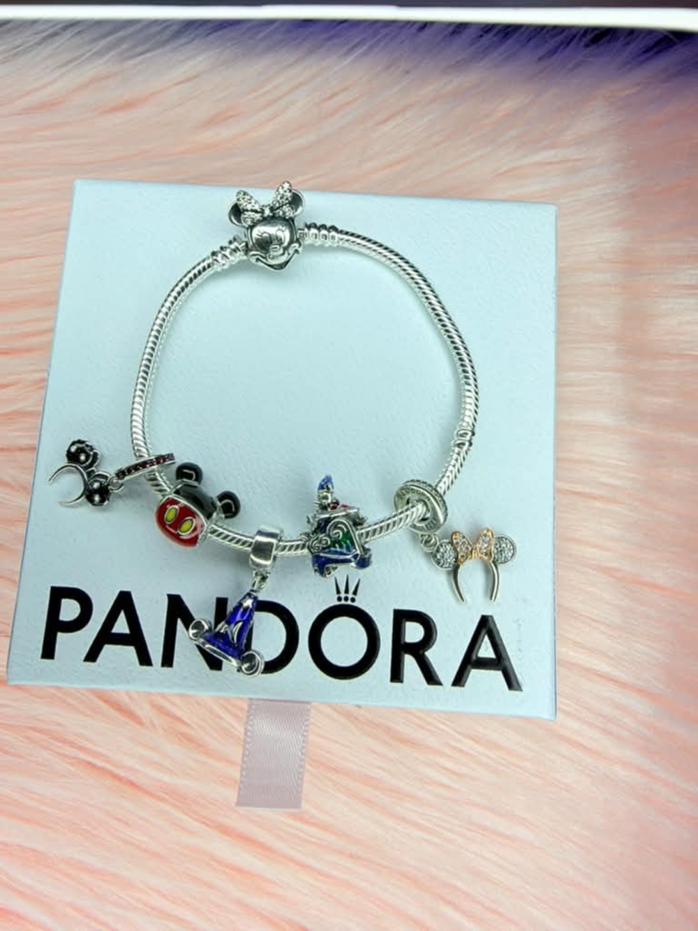 Pandora Silver Disney Mickey Charm Bracelet - Silver - Picture 10 of 13